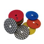4-inch Dry Marble Polishing Pad, Diamond Grinding Pad 100mm Grit (0-6#) - 图片 3