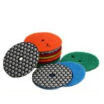4-inch Dry Marble Polishing Pad, Diamond Grinding Pad 100mm Grit (0-6#) - 图片 4