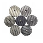 4-inch Dry Marble Polishing Pad, Diamond Grinding Pad 100mm Grit (0-6#) - 图片 6