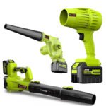 Cordless Blower - 20V 2 Batteries + 1 Charger + 1 Plastic Tool Kit