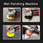 WUEN TOOL Wet Polisher 800W-2000W, 4" 220V Concrete GrinderWater polishing machine for polishing marble and granite. - 图片 11