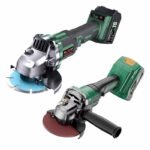 Cordless Angle Grinder – 20V 2 Batteries + 1 Charger + 1 Plastic Tool Box - Black Tortoise Series