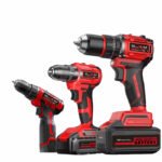 Cordless Drill – 12V/16.8V/20V/2 Batteries + 1 Charger + 1 Plastic Tool Box –Vermilion Bird Series