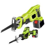 Cordless Reciprocating saw, saber saw – 20V 2 Batteries + 1 Charger + 1 Plastic Tool Kit - 图片 4