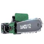 Cordless chainsaw 6inch 8inch 12inch – 20V 2 Batteries + 1 Charger + 1 Plastic Tool Kit -Black Tortoise Series - 图片 2