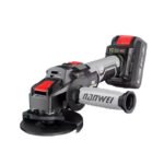 Cordless Angle Grinder – 20V 2 Batteries + 1 Charger + 1 Plastic Tool Box - White Tiger Series - 图片 2