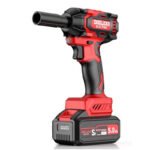 Cordless Impact wrench- 20V/380N.m/580N.m/680N.m/2 Batteries + 1 Charger + 1 Plastic Tool Box -Vermilion Bird Series, - 图片 4