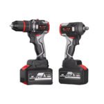 Cordless Impact wrench- 20V/380N.m/580N.m/680N.m/2 Batteries + 1 Charger + 1 Plastic Tool Box-White Tiger Series - 图片 3