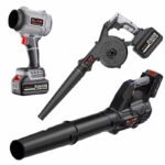 Cordless Blower Leaf – 20V 2 Batteries + 1 Charger + 1 Plastic Tool Kit - White Tiger Series
