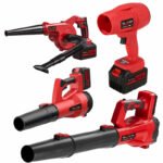 Cordless Blower Leaf – 20V 2 Batteries + 1 Charger + 1 Plastic Tool Kit - Vermilion Bird Series