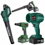 Cordless Blower Leaf – 20V 2 Batteries + 1 Charger + 1 Plastic Tool Kit - Black Tortoise Series