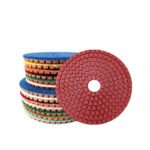 4-inch wet polishing pads for marble and granite, grit sizes (50#-3000#). - 图片 6