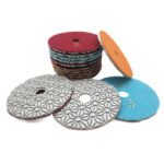 4-inch wet polishing pads for marble and granite, grit sizes (Quick 3-Step Sharp Type). - 图片 3