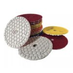 4-inch Dry Polishing Ceramic Tile/Quartz Polishing Pad, Grit Size (0#-4#)