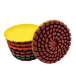 4-inch floor polishing pads, wet polishing, marble and granite grinding pads, mesh size (50#-3000#). - 图片 5