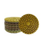 4-inch floor polishing pads, wet polishing, marble and granite grinding pads, mesh size (50#-3000#).