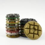 4-inch floor polishing pads, wet polishing, marble and granite grinding pads, mesh size (50#-3000#).