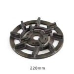 9-inch metal grinding disc, 220mm polishing disc, diamond polishing disc - 图片 2