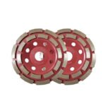 4 inch Diamond concrete grinding wheel for polishing and cleaning stone and concrete surfaces.