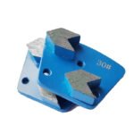 Diamond Flooring Fan-Shaped Grinding Blocks, 3 Holes, 2 Teeth, Arrow Shape, for Concrete Grinding and Polishing（16#-120#）