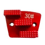 Diamond Flooring Fan-Shaped Grinding Blocks, 3 Holes, 3 Teeth, Square Type, Concrete Grinding and Polishing（16# 30# 50# 80# 120#） - 图片 6
