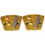 Diamond Flooring Fan-Shaped Grinding Blocks, 2-Hole, 1-Tooth Square Type, Concrete Grinding and Polishing（16#-120#） - 图片 2