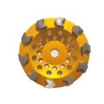 Diamond flooring round grinding blocks, 12 holes, 8-10 teeth, square shape, for concrete grinding and polishing (16#-120#). - 图片 5