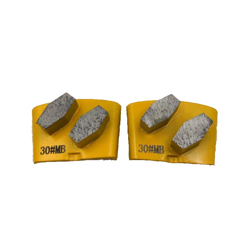 1 HTC Diamond flooring square grinding blocks, 12 holes, 8-10 teeth, square shape, for concrete grinding and polishing (16#-120#). - 图片 1