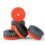 4-Inch Antique Silicon Carbide Brush for Granite & Marble Texturing (Antique Finish Brush) — Grits #46–#320