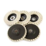 4.5-Inch Wool Felt Polishing Pad — Wool Felt Polishing Wheel for Marble and Stone