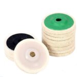 4-Inch Wool Felt Polishing Pad — Wool Felt Polishing Wheel for Marble and Stone