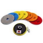 4-inch Dry Marble Diamond Polishing Pad, Grinding Pad, Mesh Size (50-3000) - 图片 3