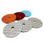 4-inch wet polishing pads for marble and granite, grit sizes (Quick 3-Step Sharp Type). - 图片 2