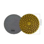 4-inch floor polishing pads, wet polishing, marble and granite grinding pads, mesh size (50#-3000#). - 图片 3