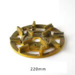 9-inch metal grinding disc, 220mm polishing disc, diamond polishing disc - 图片 3