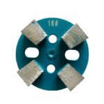 Diamond Great Wall Grinding Block Floor Renovation (16#-120#) with Five Holes and Four Teeth - 图片 3