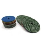 4-inch wet polishing pads for marble and granite, grit sizes (50#-3000#). - 图片 2