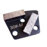 Diamond Flooring Fan-Shaped Grinding Blocks, 3-Hole, 2-Tooth Square, for Concrete Grinding and Polishing - 图片 4