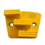 Diamond Flooring Fan-Shaped Grinding Blocks, 3 Holes, 3 Teeth, Square Type, Concrete Grinding and Polishing（16# 30# 50# 80# 120#） - 图片 5
