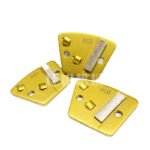Diamond Flooring Fan-Shaped Grinding Blocks, 2-Hole, 1-Tooth Square Type, Concrete Grinding and Polishing（16#-120#）