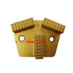 Diamond Flooring Round Grinding Block, 1 Hole, 3 Teeth Square, Concrete Grinding and Polishing（16#-120#） - 图片 5