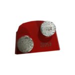 HTC Diamond Flooring Round Grinding Blocks, 2 Holes, 2 Teeth, Square Shape, Concrete Grinding and Polishing（16#-120#） - 图片 2
