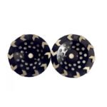 Diamond flooring round grinding blocks, 12 holes, 8-10 teeth, square shape, for concrete grinding and polishing (16#-120#).