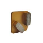 Diamond flooring square grinding blocks, 12 holes, 8-10 teeth, square shape, for concrete grinding and polishing (16#-120#). - 图片 3
