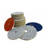 4-inch wet polishing pads for marble and granite, grit sizes (50#-3000#). - 图片 3