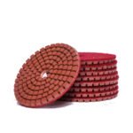 4-inch wet polishing pads for marble and granite, grit sizes (50#-3000#). - 图片 2
