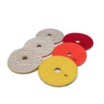 4-inch wet polishing pads for marble and granite, grit sizes (Quick 3-Step Sharp Type). - 图片 3
