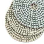 4-inch wet polishing pads for marble and granite, grit sizes (Quick 3-Step Sharp Type). - 图片 3