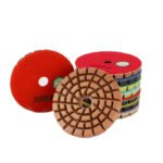 4-inch floor polishing pads, wet polishing, marble and granite grinding pads, mesh size (50#-3000#). - 图片 3