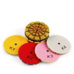 4-inch floor polishing pads, wet polishing, marble and granite grinding pads, mesh size (50#-3000#). - 图片 4